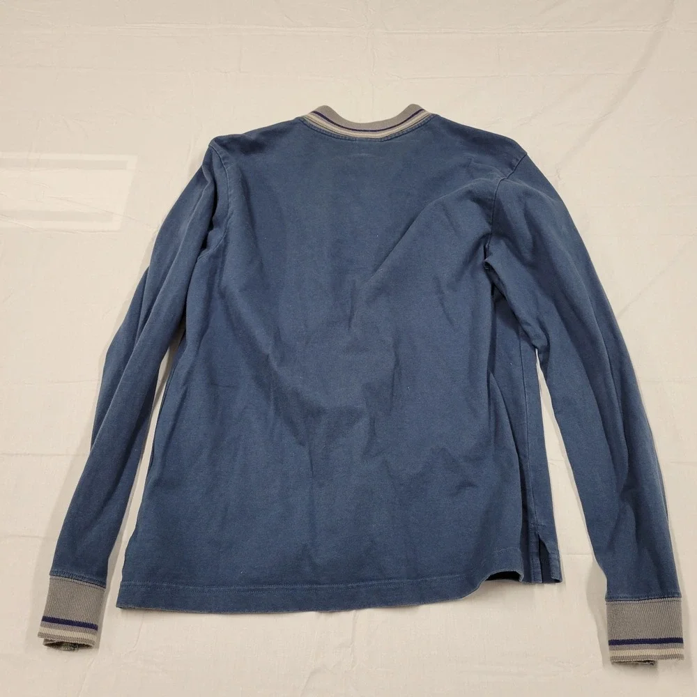 Urban Outfitters retro full-zip blue and gray cardigan‎ size M